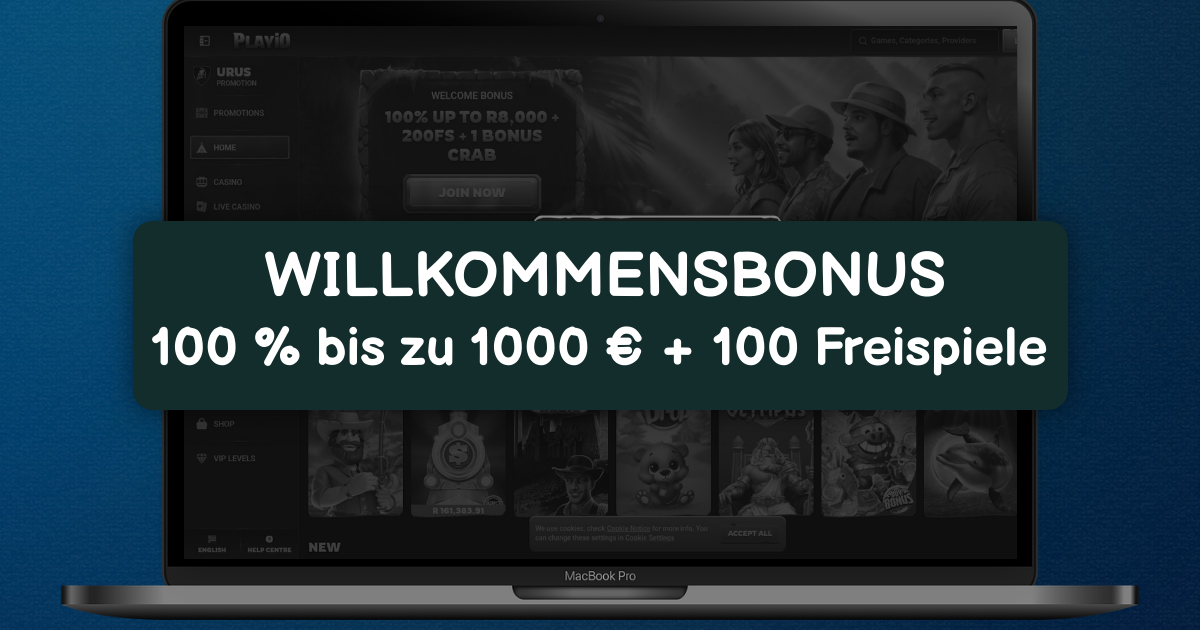 Playio Casino welcome bonus