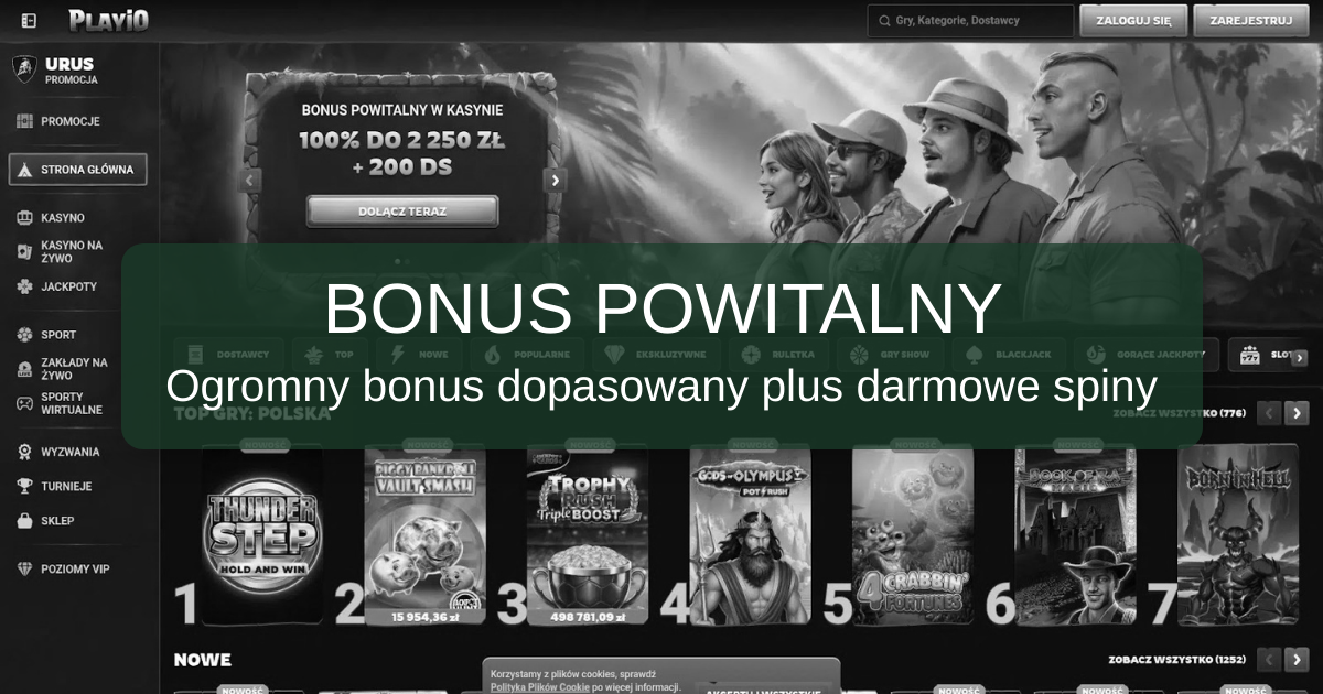 Playio Casino welcome bonus
