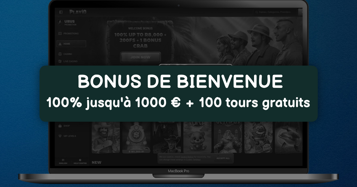Playio Casino welcome bonus